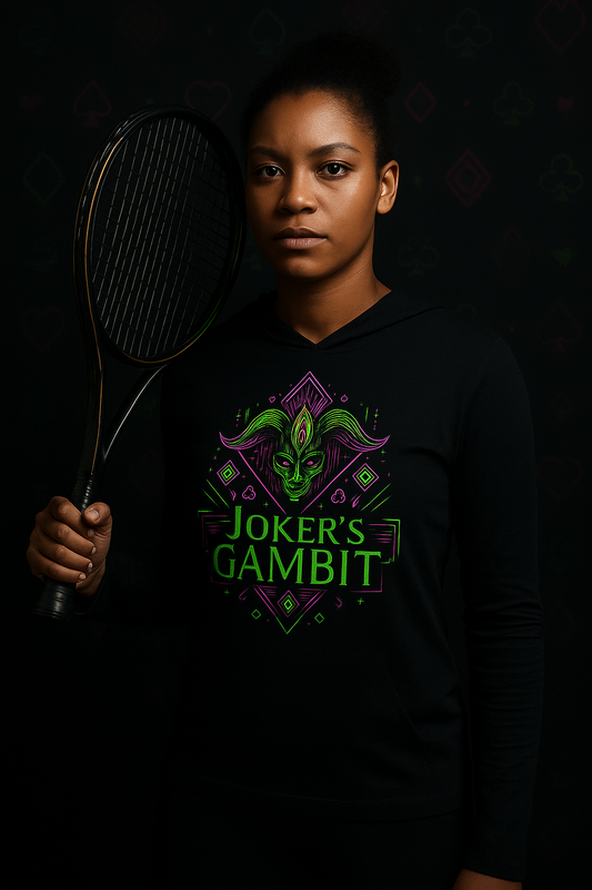 Jokers Gambit Tennis Hooded Long-Sleeve Tee