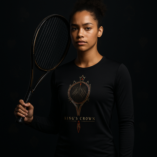 Kings Crown Tennis Unisex Long Sleeve Tee