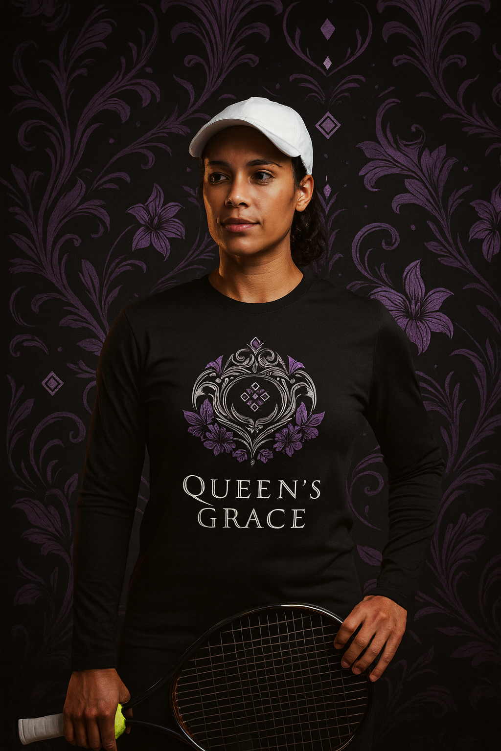 Queens Grace Tennis Unisex T-shirt